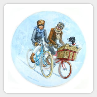 Winter Cycle Sticker